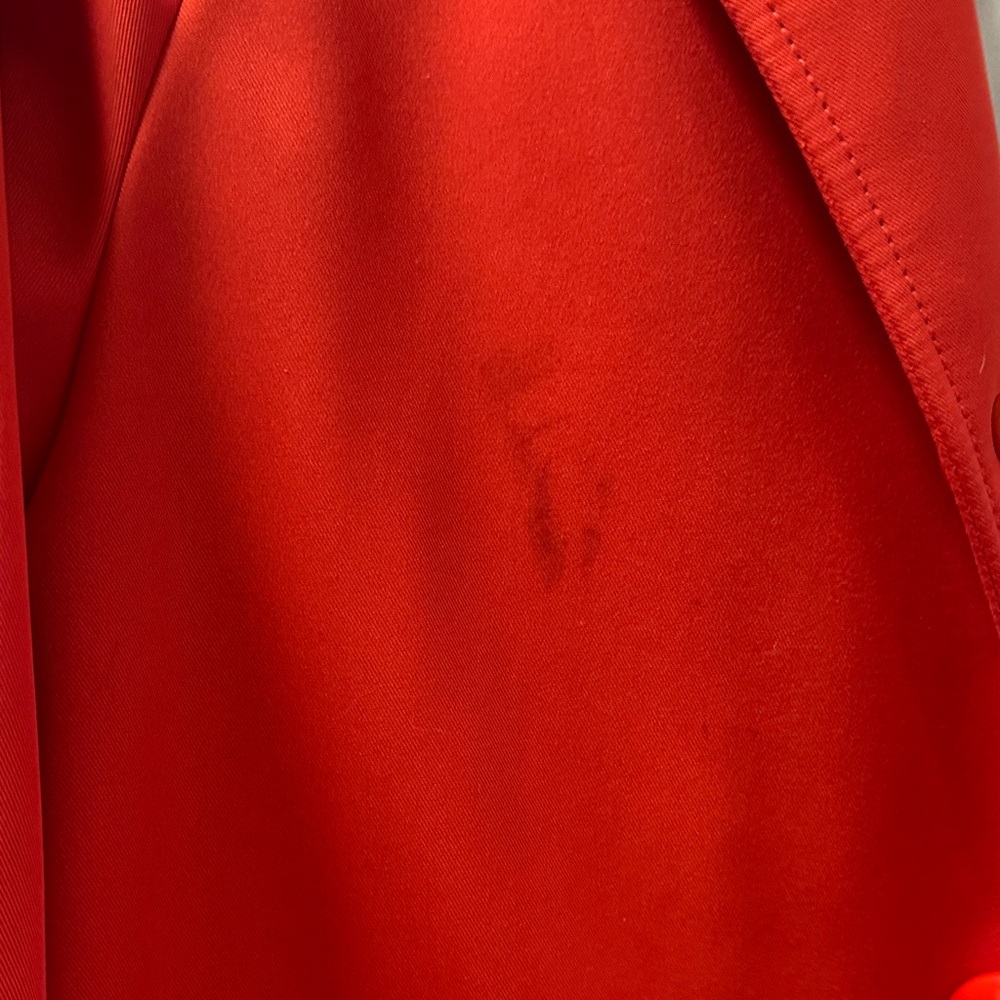 Kate Spade Vibrant Red Trench Coat - Picture 4 of 4